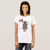 Pirat Funny Pirate Rat Pun T-shirt (Voorkant volledig)
