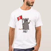 Pirat Funny Pirate Rat Pun T-shirt (Voorkant)