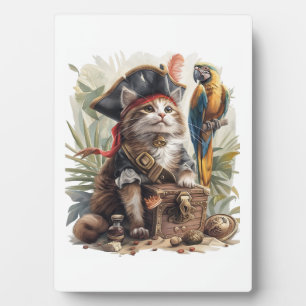 Pirat Kat Schat Fotoplaat