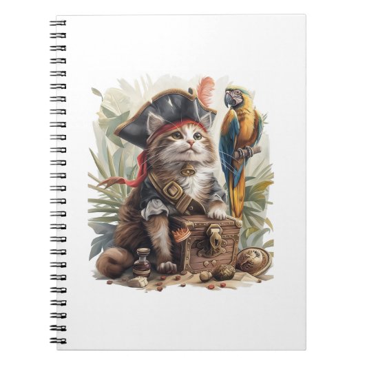 Pirat Kat Schat Notitieboek (Voorkant)