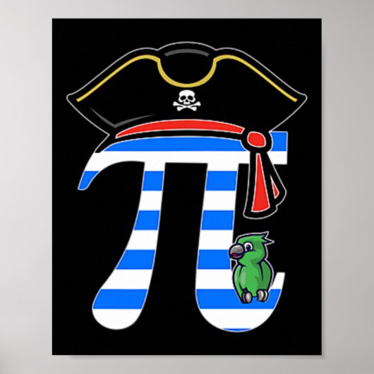 Pirat Kostuum Pet Pi Rate Poster (Voorkant)