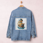 Pirat Poodle � Grappige Zee Hond Denim Jacket (Hangar)