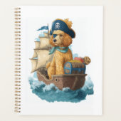 Pirat Poodle � Grappige Zee Hond Planner (Voorkant)