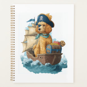 Pirat Poodle � Grappige Zee Hond Planner