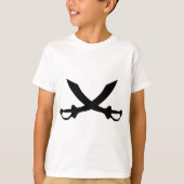 pirat saber sword icon t-shirt (Voorkant)
