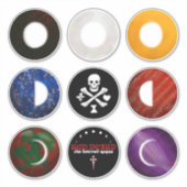 Pirat Stickers Rode Baard (Voorkant)
