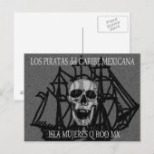 PiratasDelCaribeMexicana Briefkaart (Voorkant / Achterkant)