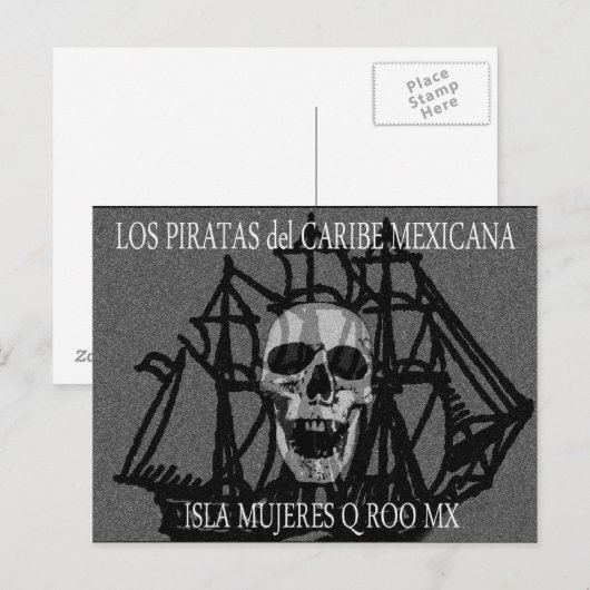 PiratasDelCaribeMexicana Briefkaart (Voorkant / Achterkant)