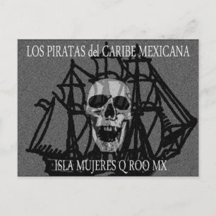 PiratasDelCaribeMexicana Briefkaart