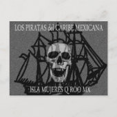 PiratasDelCaribeMexicana Briefkaart (Voorkant)