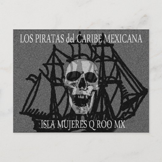 PiratasDelCaribeMexicana Briefkaart (Voorkant)