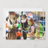 Piratbeer Thema Verjaardagsfeestje Kaart (Achterkant)