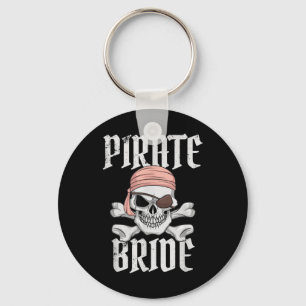 Piratbruid Piraten schedel & gekruiste botten Pira Sleutelhanger