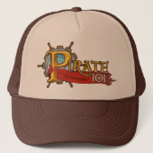 Pirate 101 Logo Trucker Pet (Voorkant)