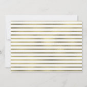 Pirate 1st Birthday Faux Gold Anchor Nautical Kaart (Achterkant)