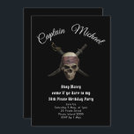 Pirate 30th Birthday Party Invitation Kaart<br><div class="desc">Pirate 30th Birthday Party Invitation Creëer uw eigen douane Pirate verjaardagsfeest uitnodigingen met onze uitnodiger. Als je eenmaal het thema voor je feestje hebt gekozen,  kun je makkelijk creëer-uitnodigingen en banners vinden! Deze partijuitnodigingen zijn ook een geweldige tijdspaarder - gewoon invullen ... </div>