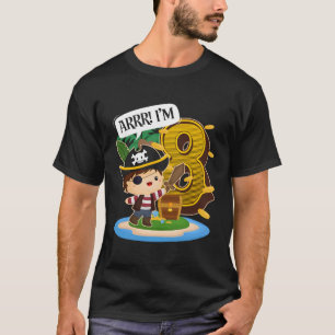 Pirate 8e Py 8 Arrr Ik ben 8 T-shirt