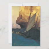  Pirate, aanval op een Galleon door Howard Pyle (Voorkant)