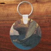  Pirate, aanval op een Galleon door Howard Pyle Sleutelhanger (Voorkant)