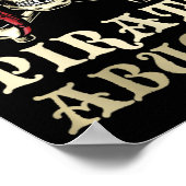 Pirate Abuela Skull Matching Oma Halloween Cos Poster (Hoek)