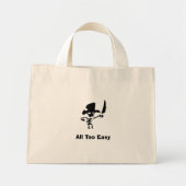 Pirate alles te gemakkelijk mini tote bag (Voorkant)