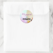 Pirate and Mermaids Birthday Sticker Envelope Seal (Tas)