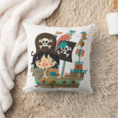 Pirate and Pirate Ship Kussen (Deken)