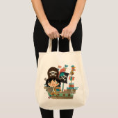 Pirate and Pirate Ship Tote Bag (Voorkant (product))