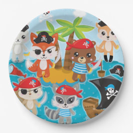 Pirate Animal Crew Papieren Bordje