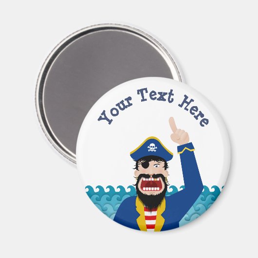 Pirate Announcement Magneet (Voorkant / Achterkant)