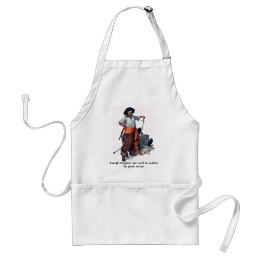 Pirate Apron Standaard Schort (Voorkant)
