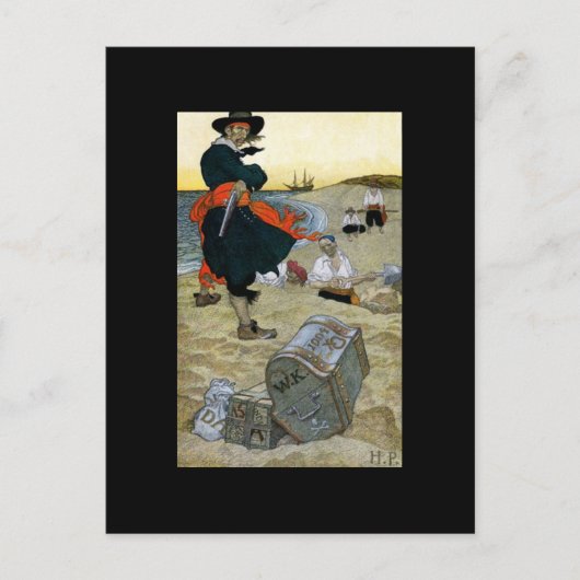 Pirate Art Briefkaart (Voorkant)