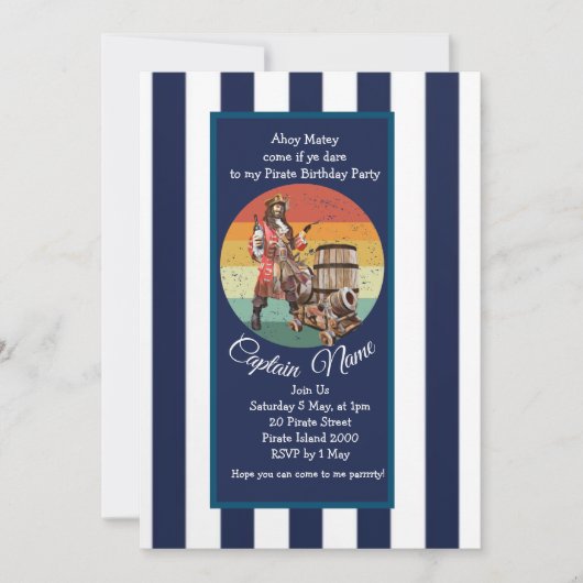 Pirate Avontuur Kaart (Voorkant)