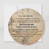 Pirate avontuur wacht |  Ship Theme Party Kaart (Achterkant)