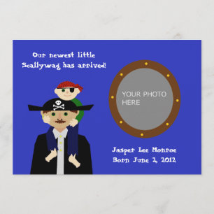 Pirate Baby kondiging Aankondiging