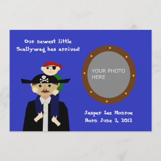 Pirate Baby kondiging Aankondiging