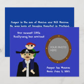 Pirate Baby kondiging Aankondiging (Voorkant / Achterkant)