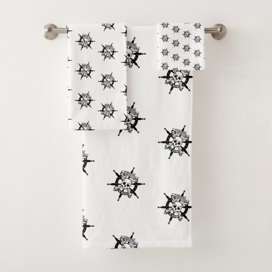 Pirate Bad Handdoek (Insitu)