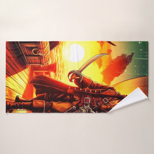 Pirate Badhanddoek (Badhanddoek)