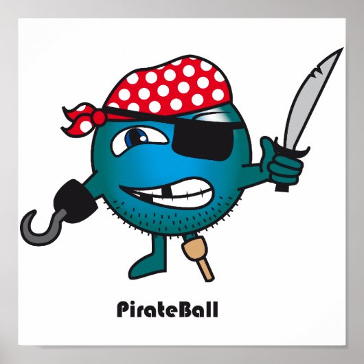 Pirate Ball Poster (Voorkant)