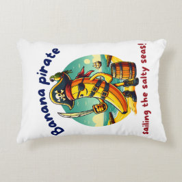 Pirate Banana Adventure beroemd gemaakt door The Z Accent Kussen