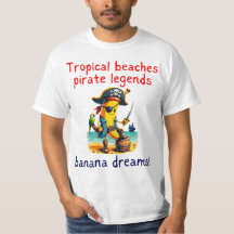 Pirate Banana Adventure Vibe op Tropical Beach