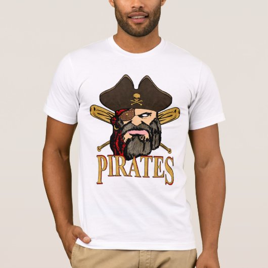 Pirate Baseball T-Shirt (Voorkant)