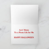 Pirate Bassett Hound Kaarten (Binnen)