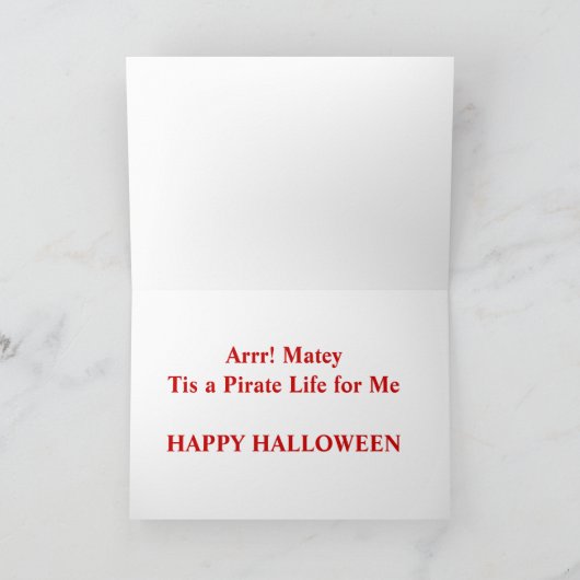 Pirate Bassett Hound Kaarten (Binnen)