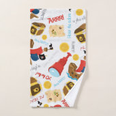 Pirate Bath Towel set Bad Handdoek (Handdoek)