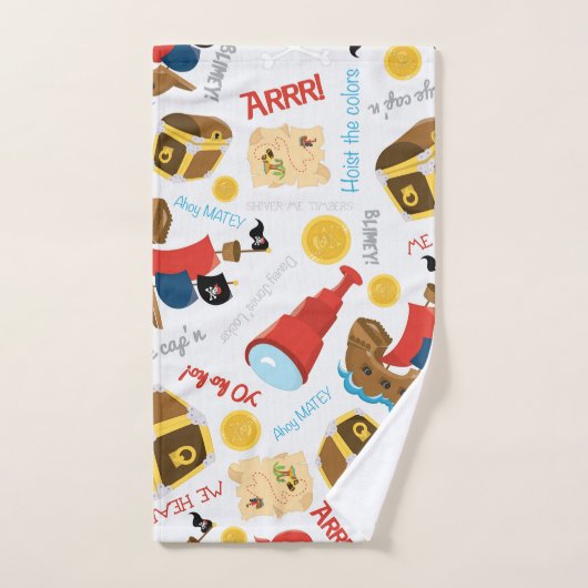 Pirate Bath Towel set Bad Handdoek (Handdoek)