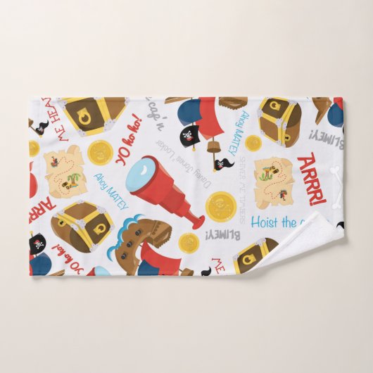 Pirate Bath Towel set Bad Handdoek (Handdoek)