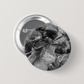 Pirate Battle Ronde Button 5,7 Cm (Voorkant /achterkant)