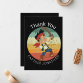 Pirate bedankt voor je briefkaart (Voorkant / Achterkant in situ)
